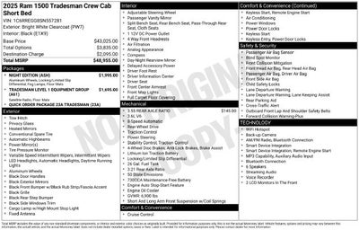 2025 RAM 1500 Tradesman
