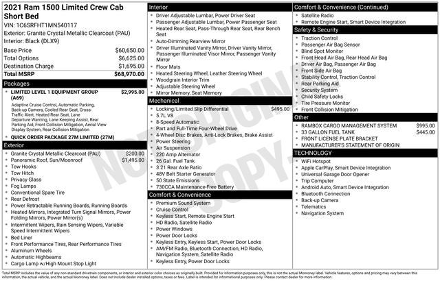 2021 RAM 1500 Limited