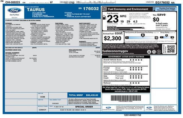2014 Ford Taurus Limited
