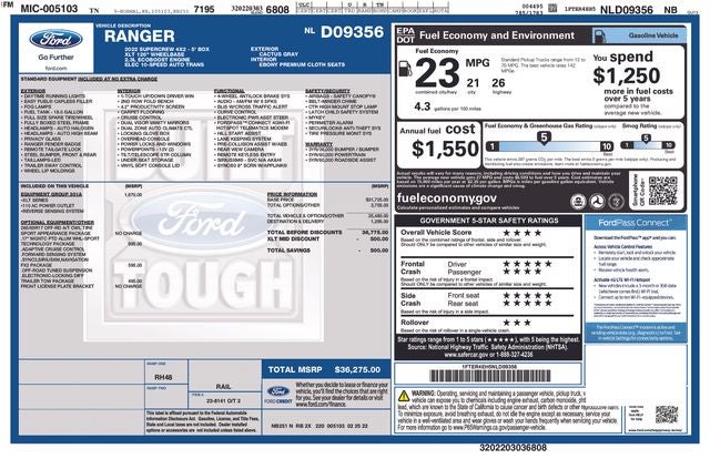 2022 Ford Ranger XLT
