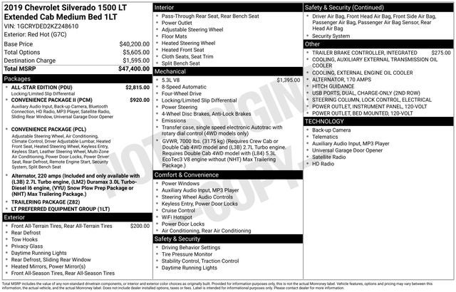 2019 Chevrolet Silverado 1500 LT