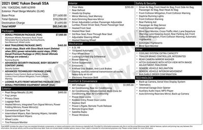 2021 GMC Yukon Denali