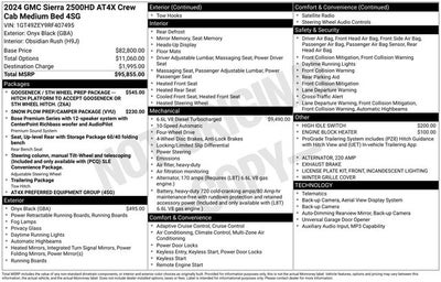 2024 GMC Sierra 2500HD AT4X