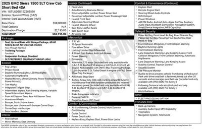 2025 GMC Sierra 1500 SLT