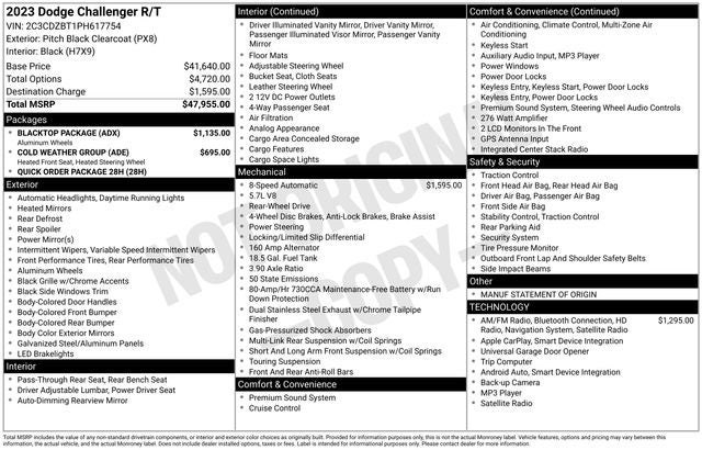 2023 Dodge Challenger R/T