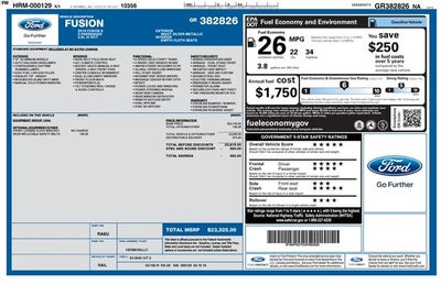 2016 Ford Fusion S