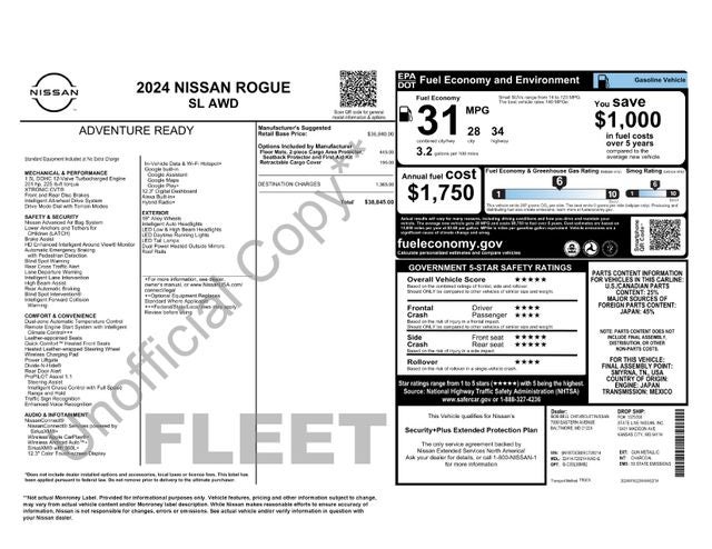 2024 Nissan Rogue SL