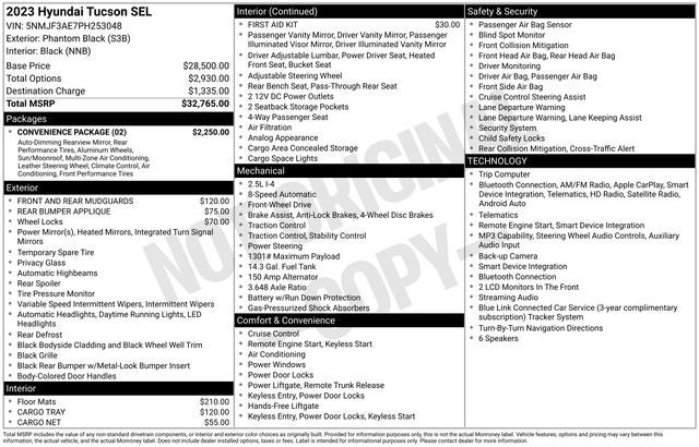 2023 Hyundai Tucson SEL