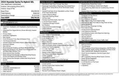 2024 Hyundai Santa Fe Hybrid SEL