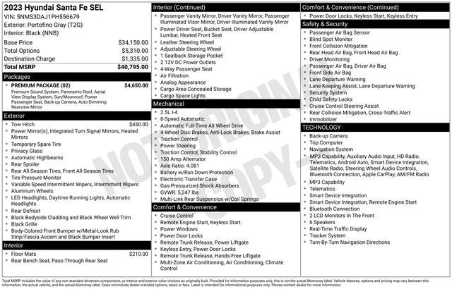 2023 Hyundai Santa Fe SEL