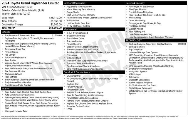 2024 Toyota Grand Highlander Base