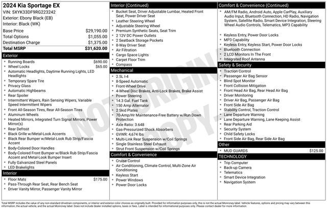 2024 Kia Sportage EX