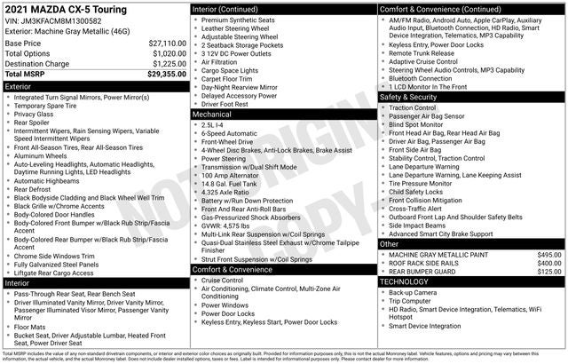 2021 Mazda Mazda CX-5 Touring
