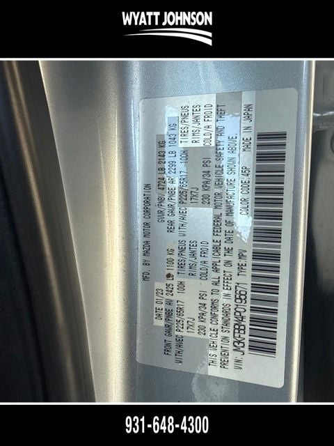 2023 Mazda Mazda CX-5 2.5 S Select Package
