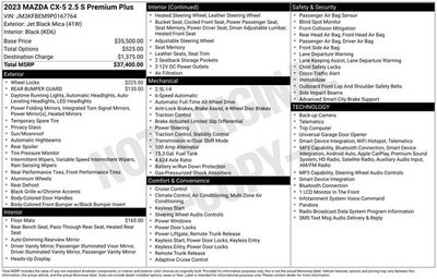 2023 Mazda Mazda CX-5 2.5 S Premium Plus Package