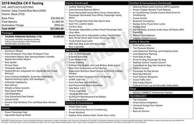 2018 Mazda Mazda CX-9 Touring