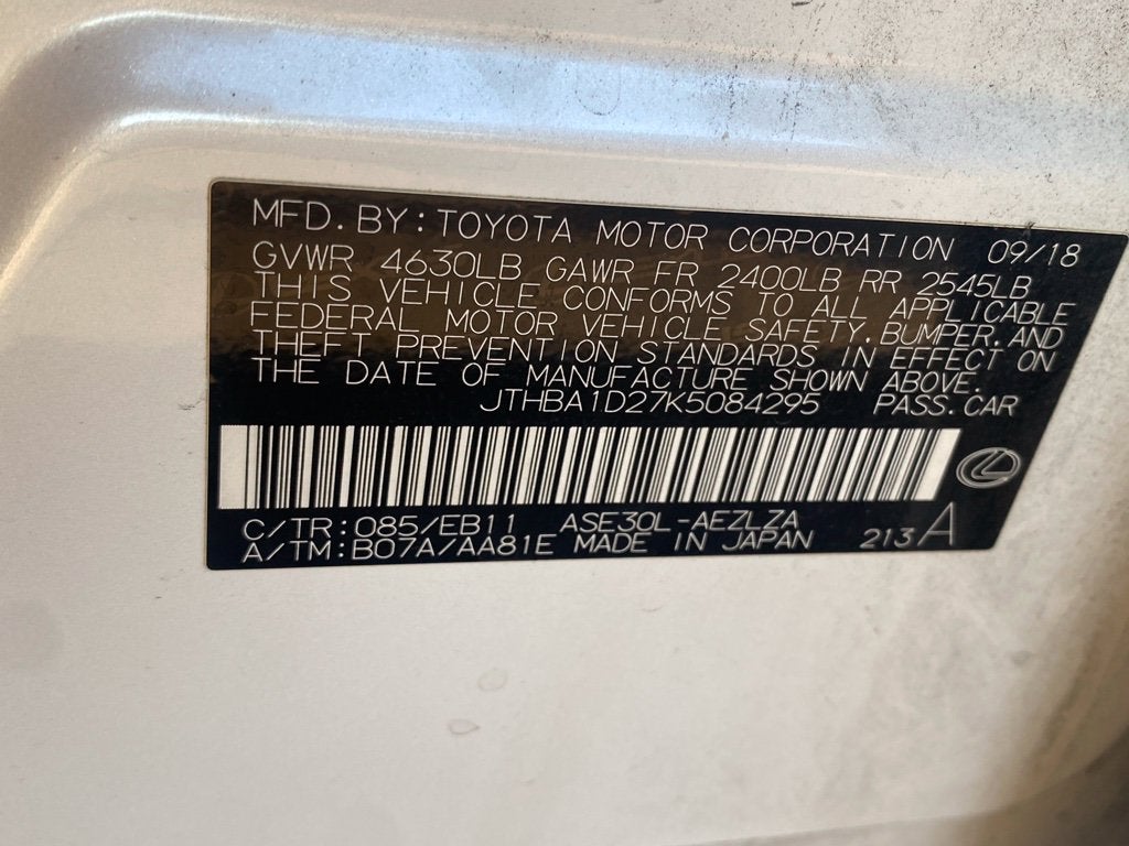 2019 Lexus IS 300