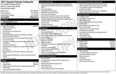 2021 Hyundai Palisade Calligraphy