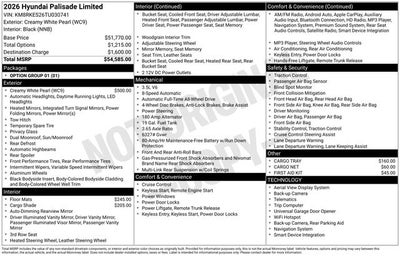 2026 Hyundai Palisade Limited