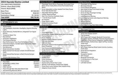 2024 Hyundai Elantra Limited