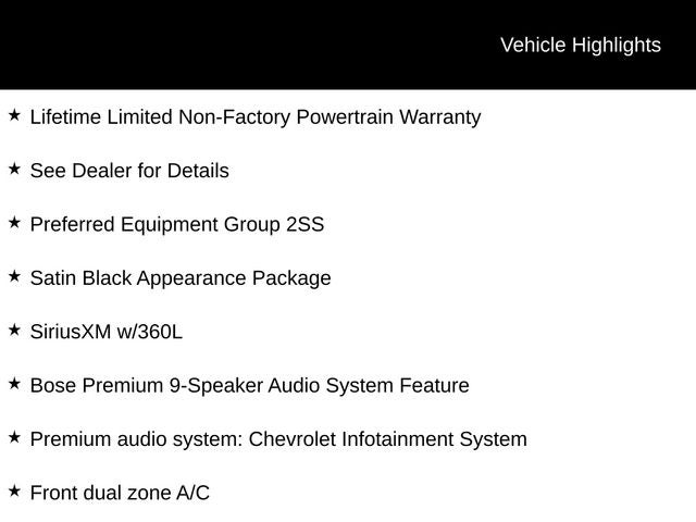 2021 Chevrolet Camaro SS 2SS