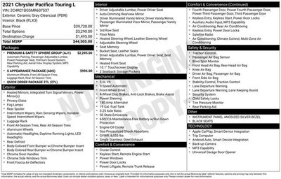 2021 Chrysler Pacifica Touring L
