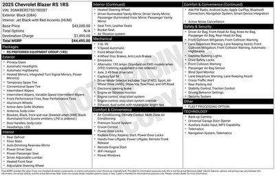 2025 Chevrolet Blazer RS