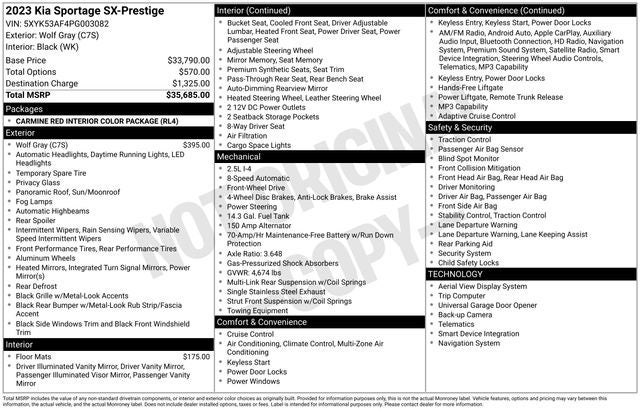 2023 Kia Sportage SX-Prestige