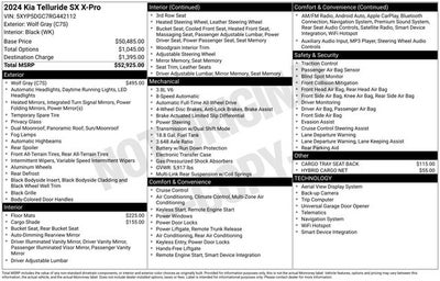 2024 Kia Telluride SX X-Pro