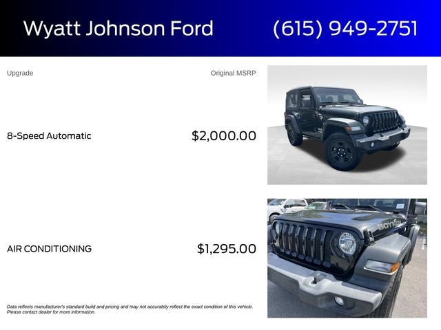 2018 Jeep Wrangler Sport