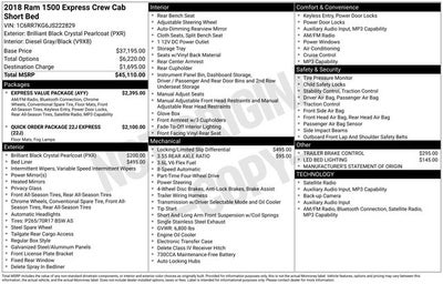 2018 RAM 1500 Express