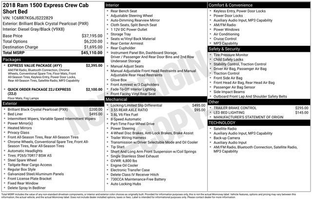 2018 RAM 1500 Express