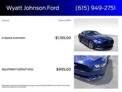 2016 Ford Mustang V6