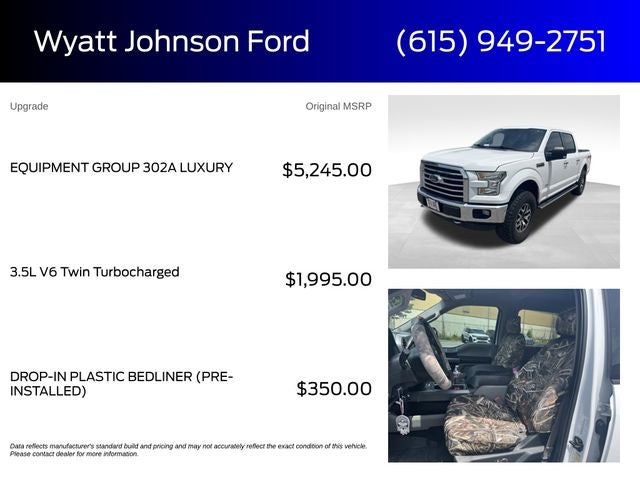 2015 Ford F-150 XL