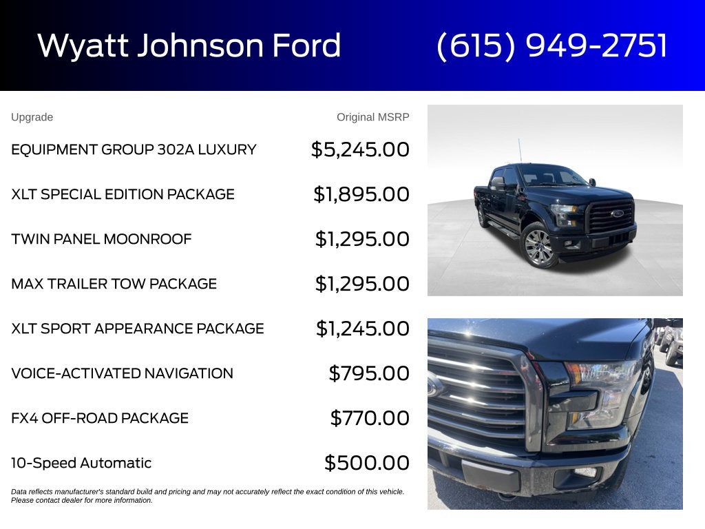 2017 Ford F-150 XLT