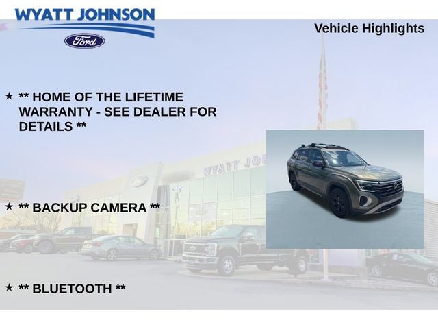2024 Volkswagen Atlas 2.0T Peak Edition SE w/Technology