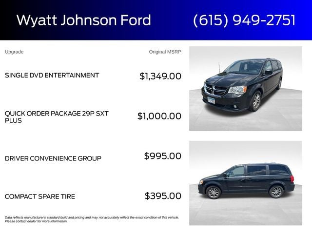 2015 Dodge Grand Caravan SXT