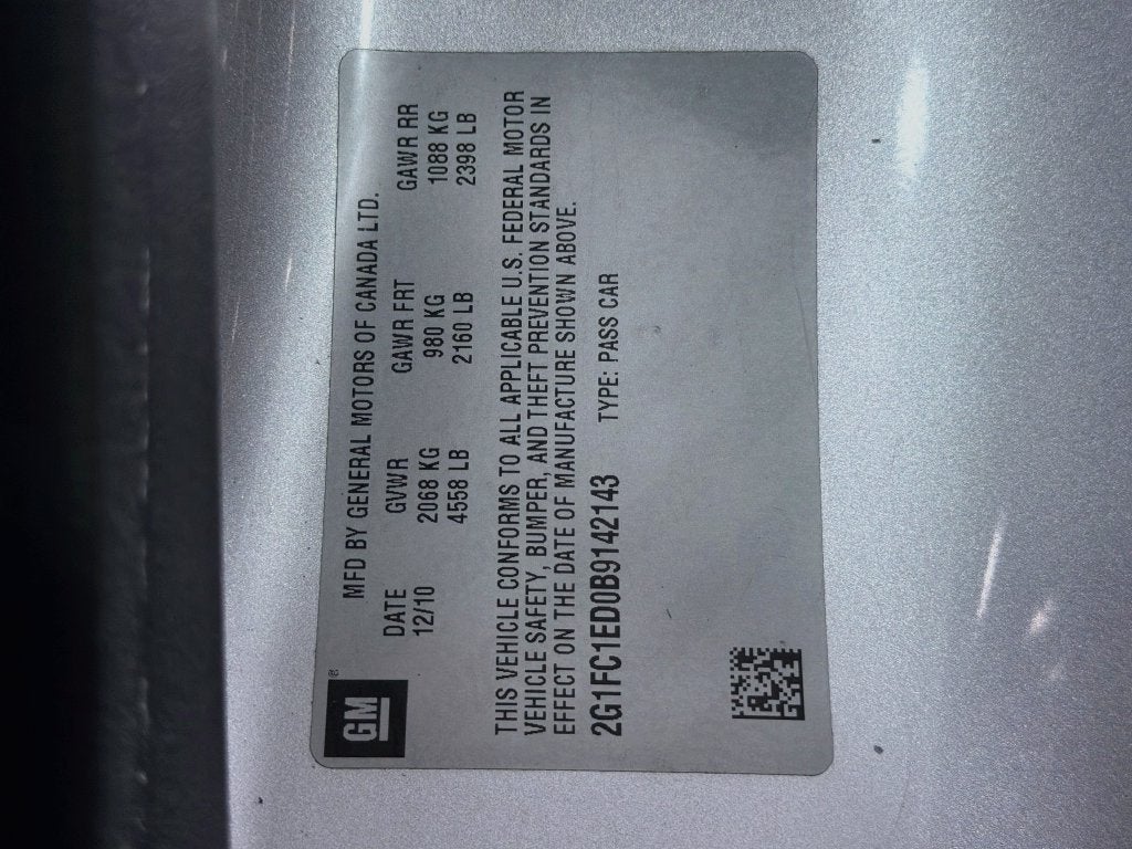 2011 Chevrolet Camaro 2LT 2LT