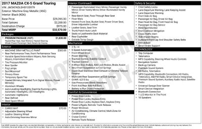 2017 Mazda Mazda CX-5 Grand Touring