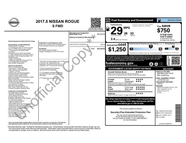 2017 Nissan Rogue S