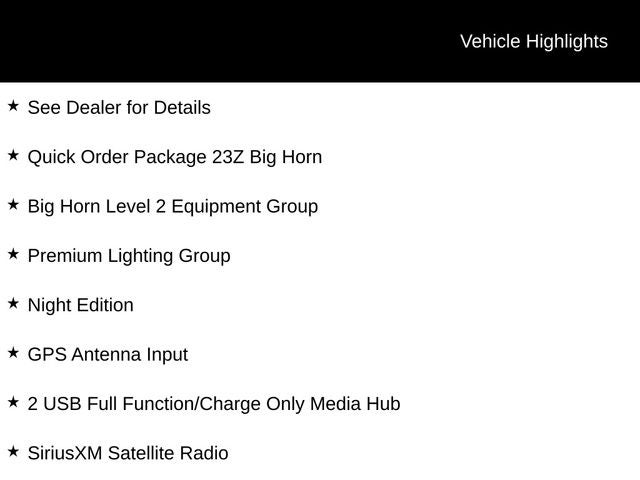 2020 RAM 1500 Big Horn/Lone Star