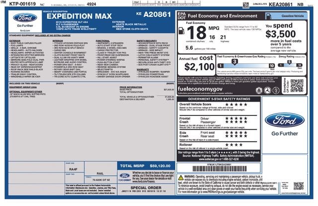 2019 Ford Expedition Max XLT