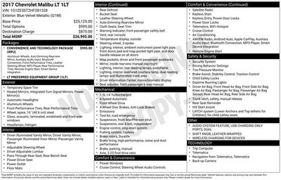 2017 Chevrolet Malibu LT 1LT