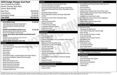 2020 Dodge Charger R/T Scat Pack