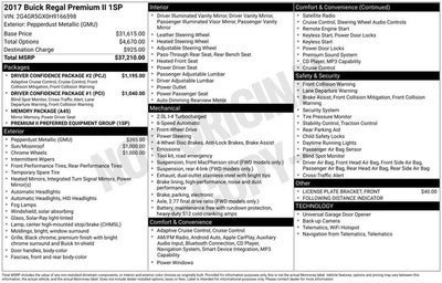 2017 Buick Regal Premium II