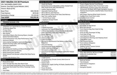 2021 Mazda Mazda CX-30 Premium