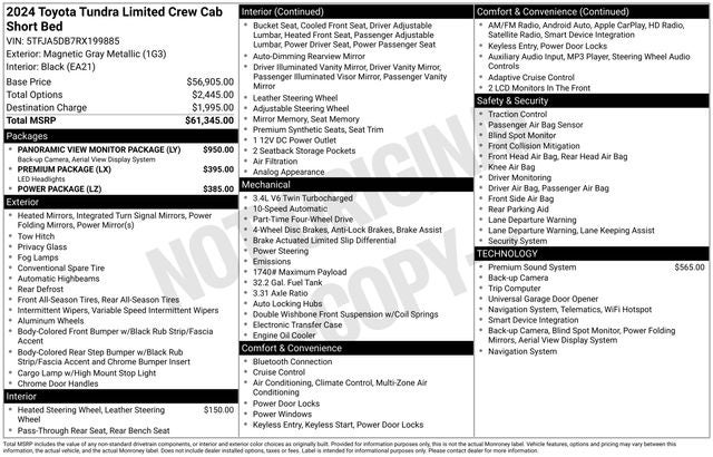 2024 Toyota Tundra Limited