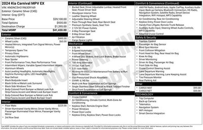 2024 Kia Carnival EX