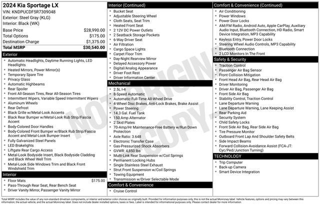 2024 Kia Sportage LX
