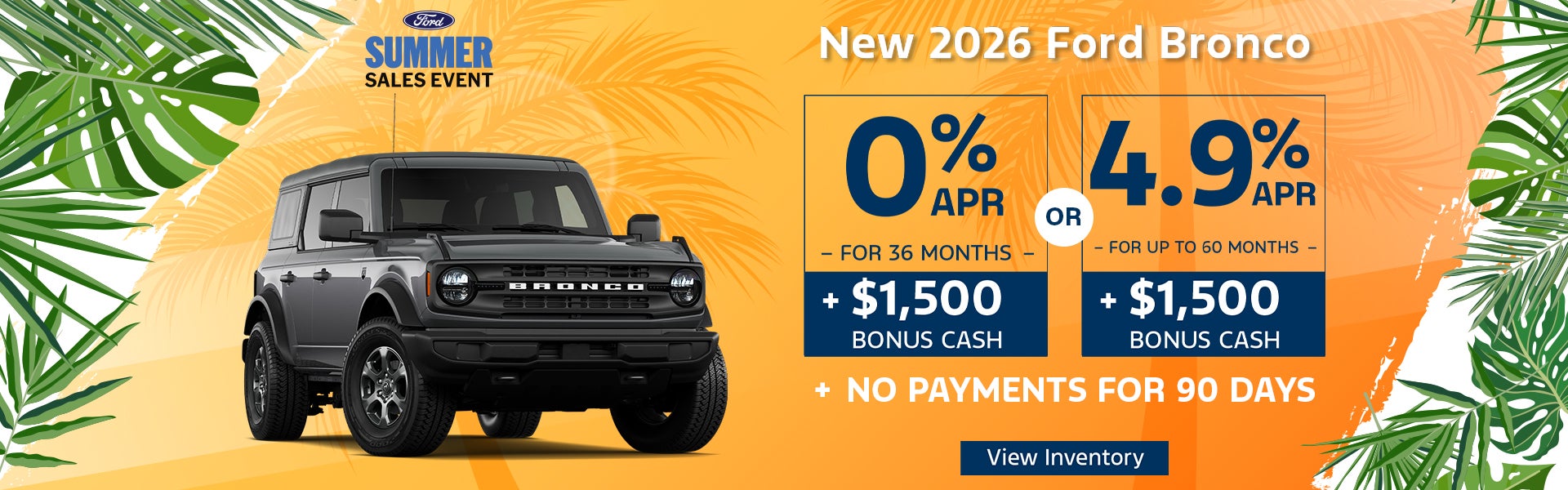 New 2026 Ford Bronco